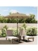 Replacement fabric for outdoor parasol, taupe, 300 cm