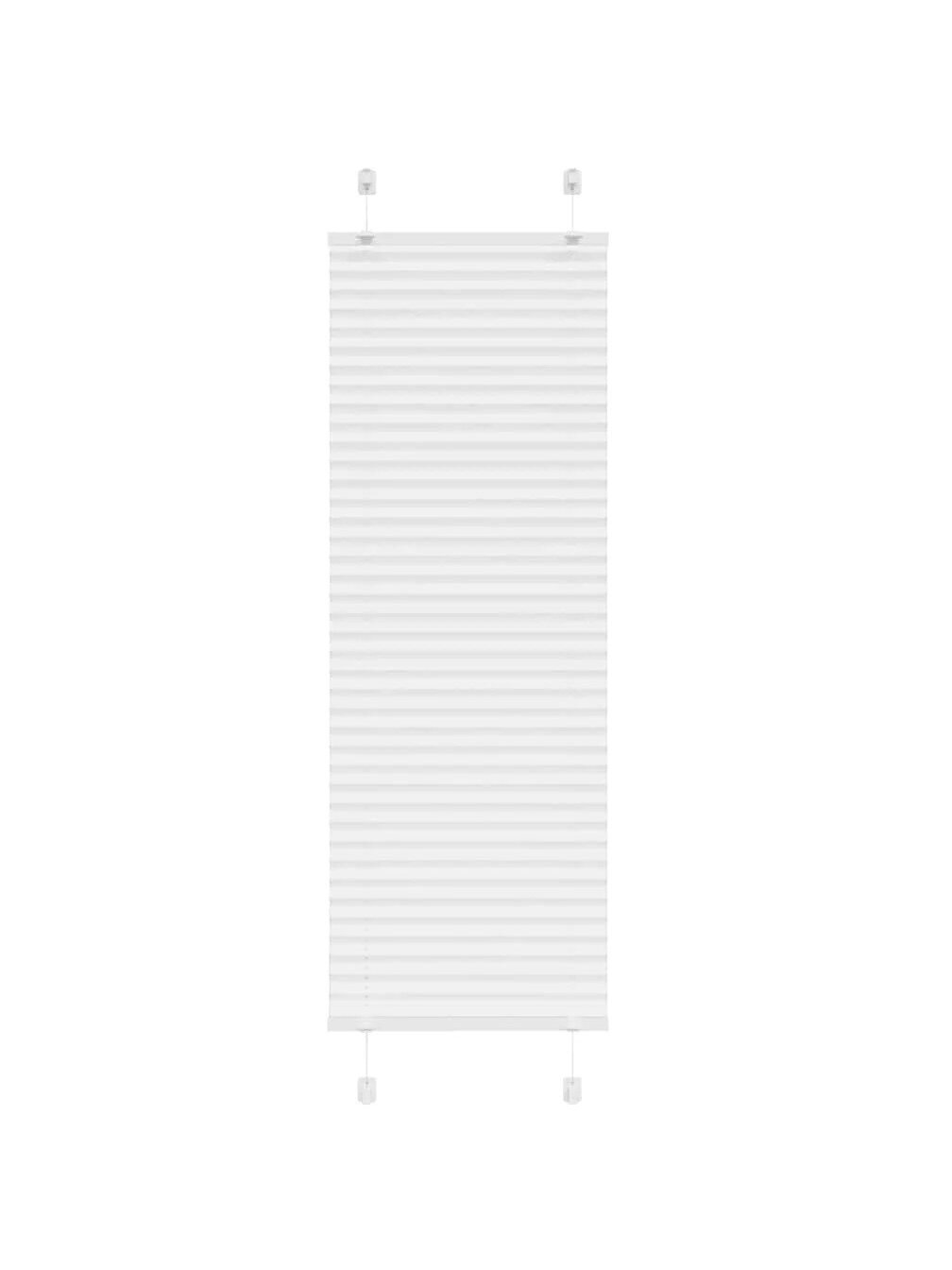 Pleated blind, white, 45×150 cm, fabric width 44.4 cm 6