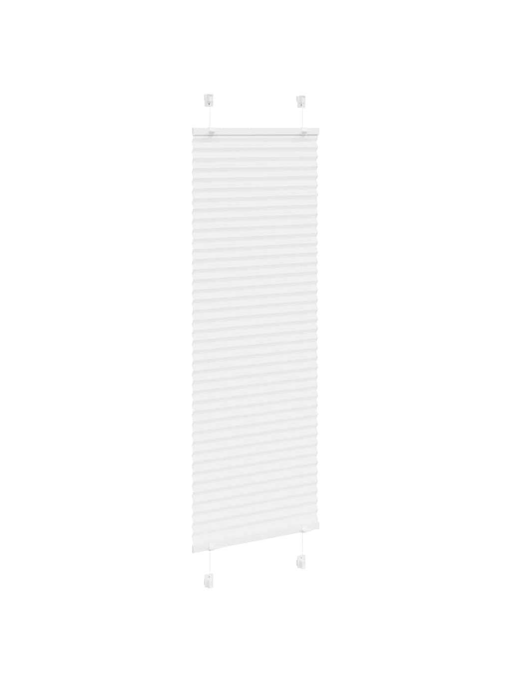 Pleated blind, white, 45×150 cm, fabric width 44.4 cm 2
