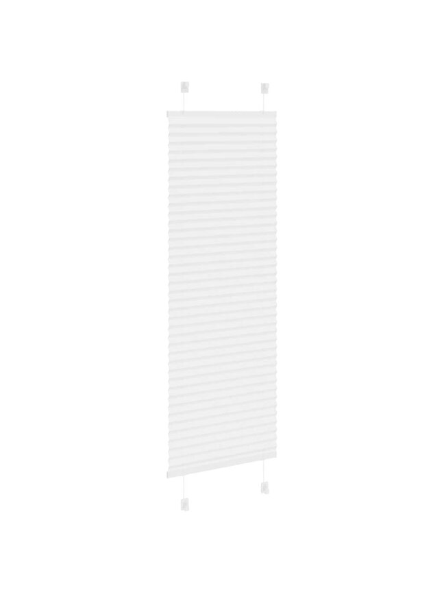 Pleated blind, white, 45×150 cm, fabric width 44.4 cm 3