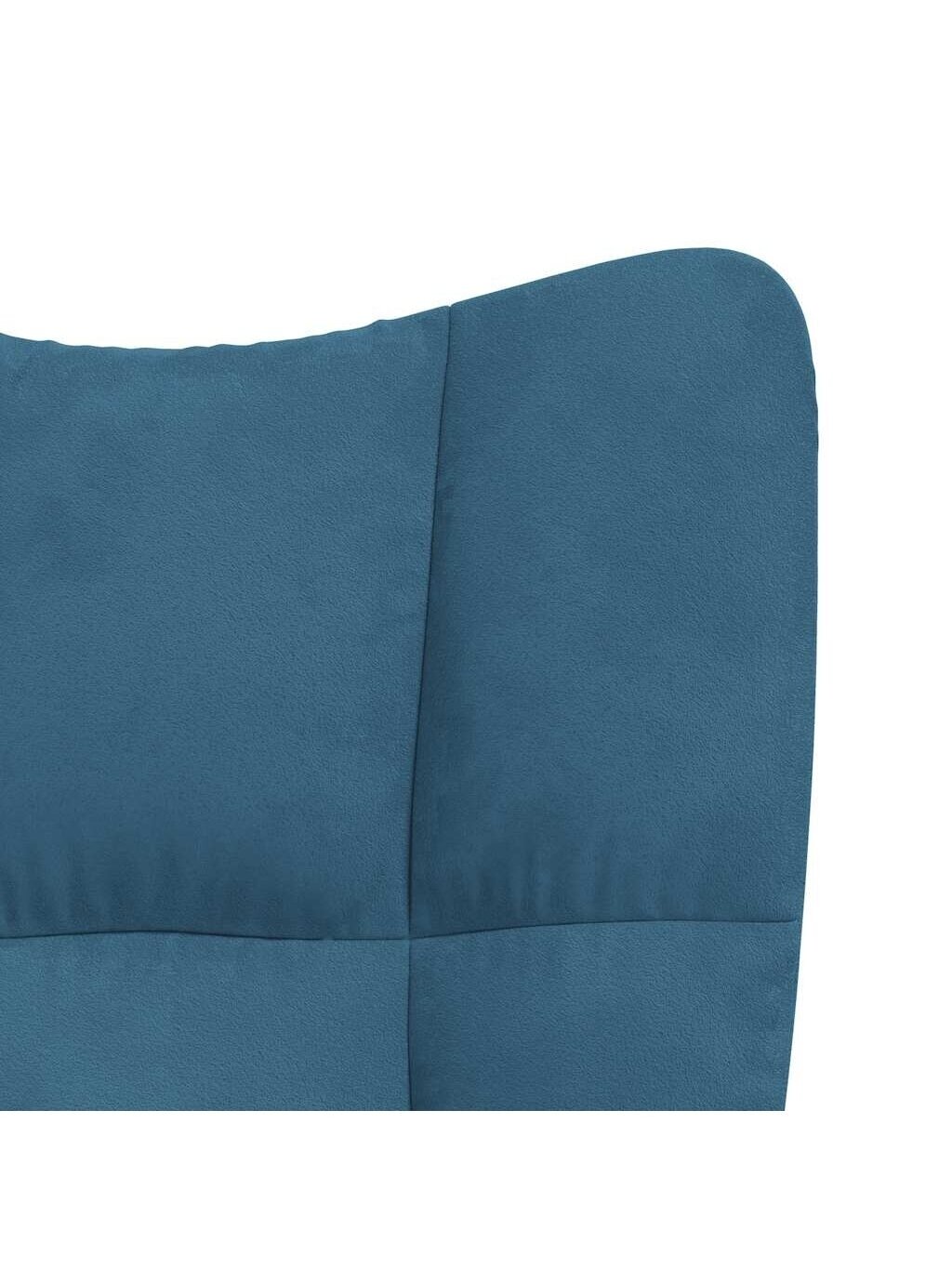 Lounge chair, blue color, velvet 5 Lounge chair, blue color, velvet 5