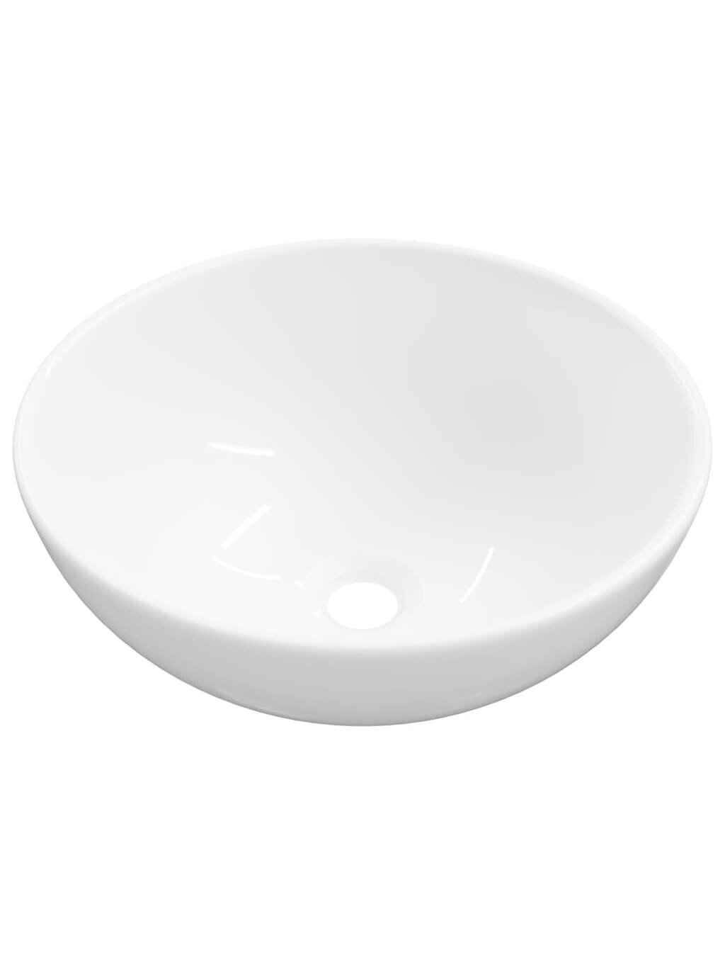 Washbasin, White, 28 × 28 × 10 cm, Ceramic 2 Washbasin, White, 28 × 28 × 10 cm, Ceramic 2