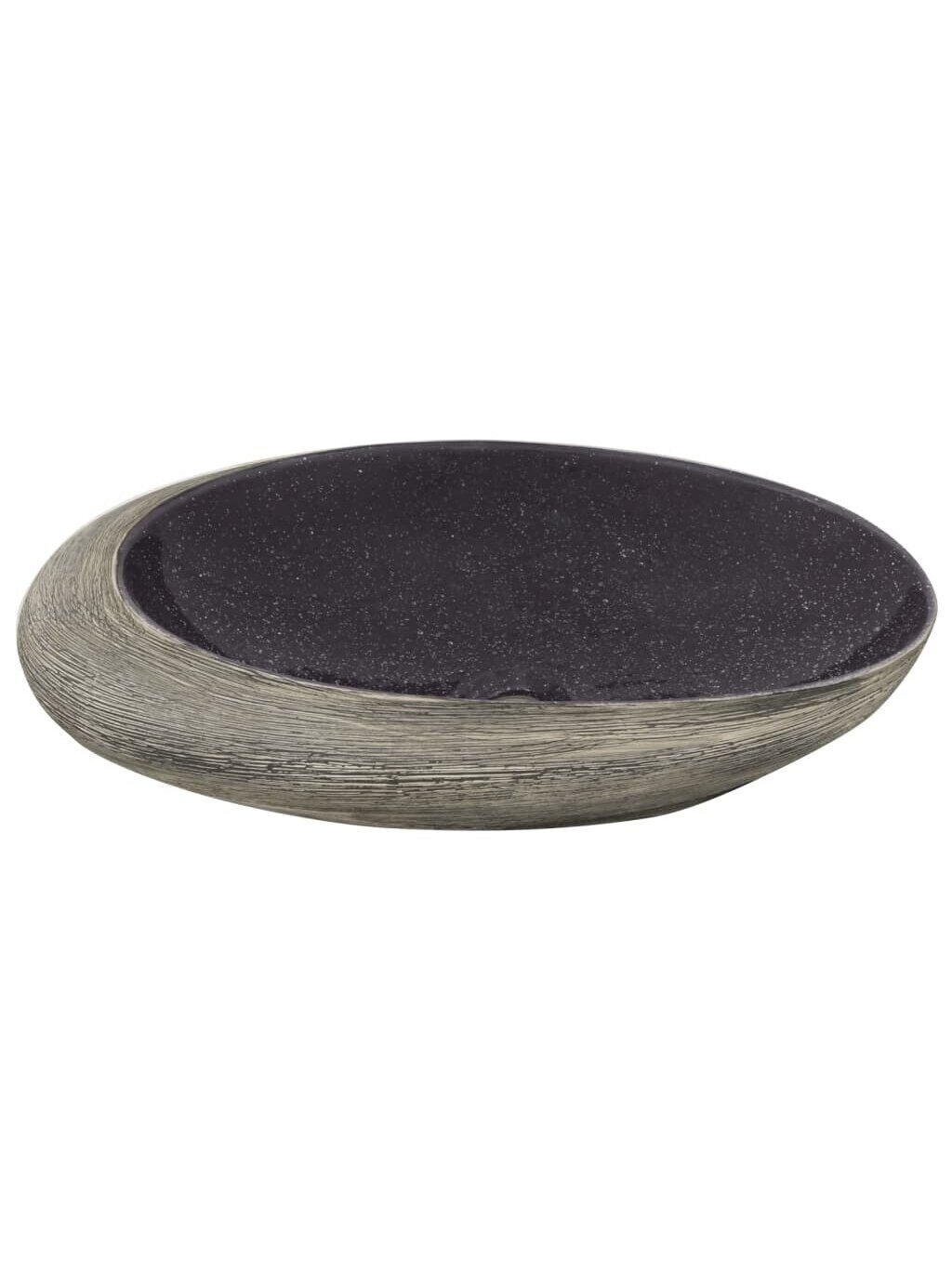 Washbasin, violet/gray, 59 x 40 x 14 cm, ceramic 3