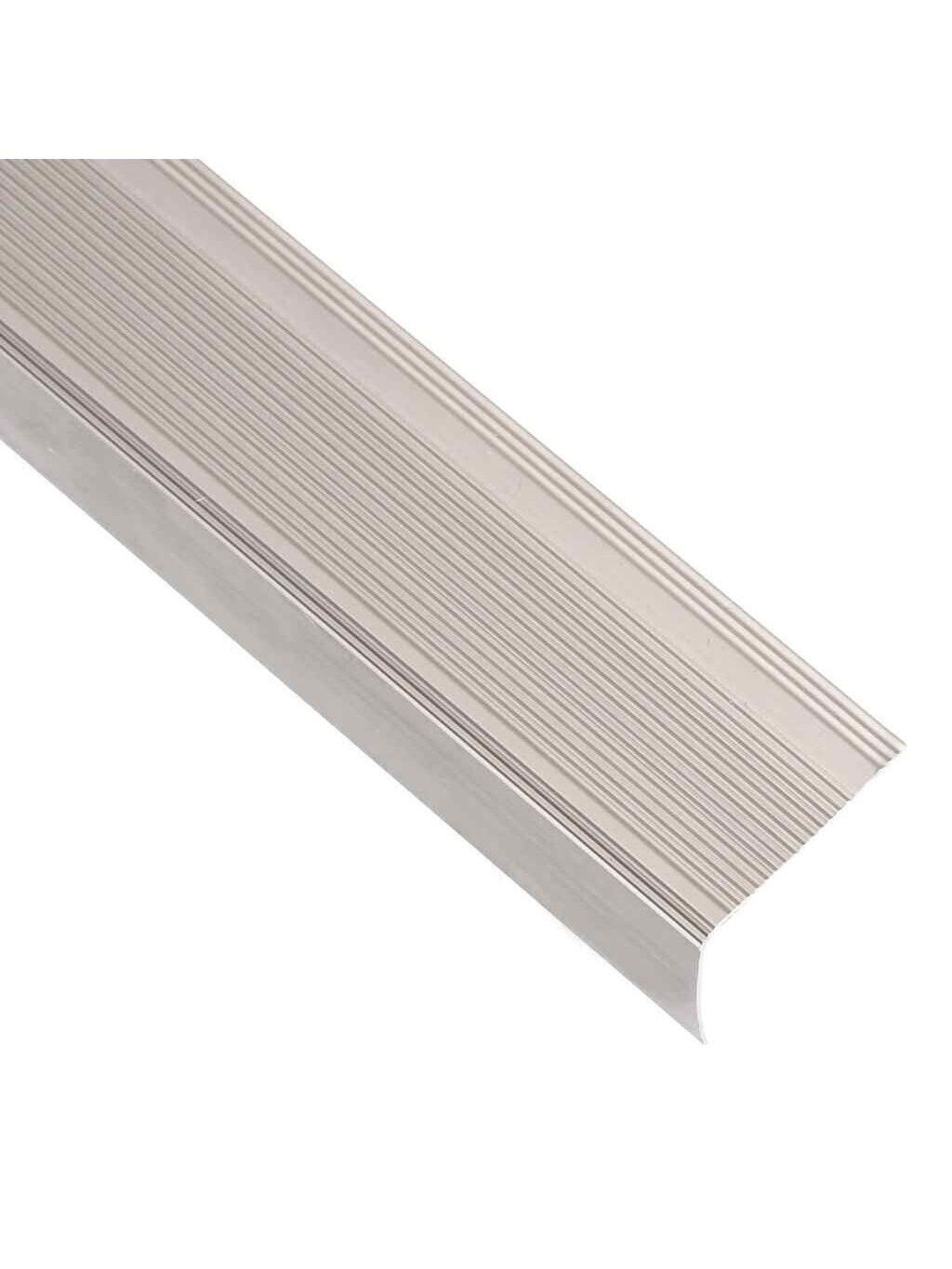 Profiliai laiptams, 15vnt., šampano, 90 cm, aliuminis, L formos 2