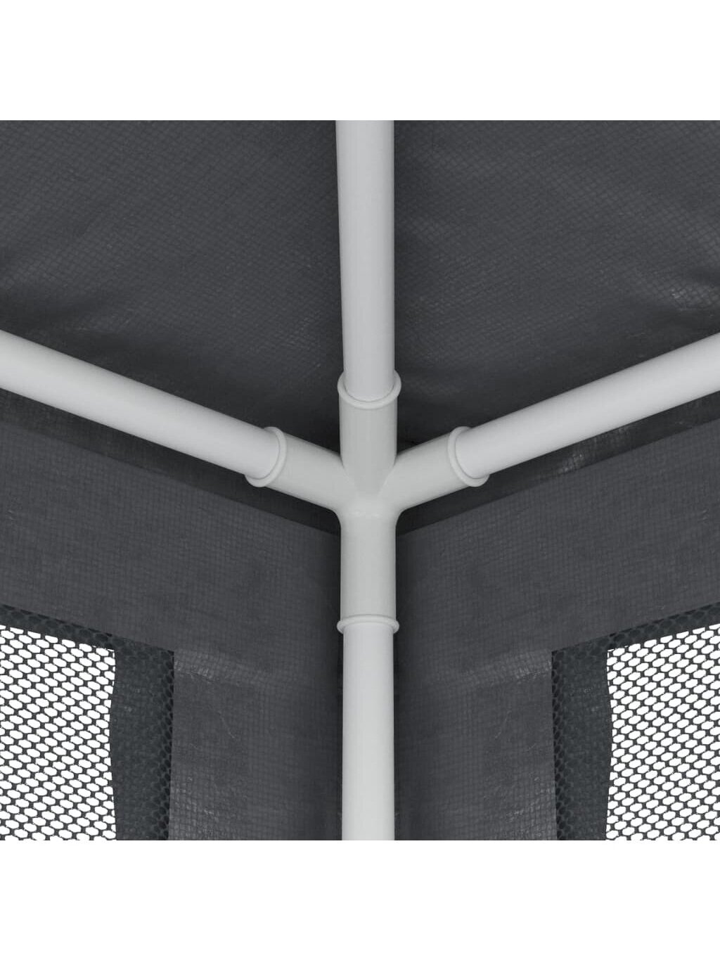 Proginė palapinė su 4 sienomis, antracito, 2x2m, HDPE 4