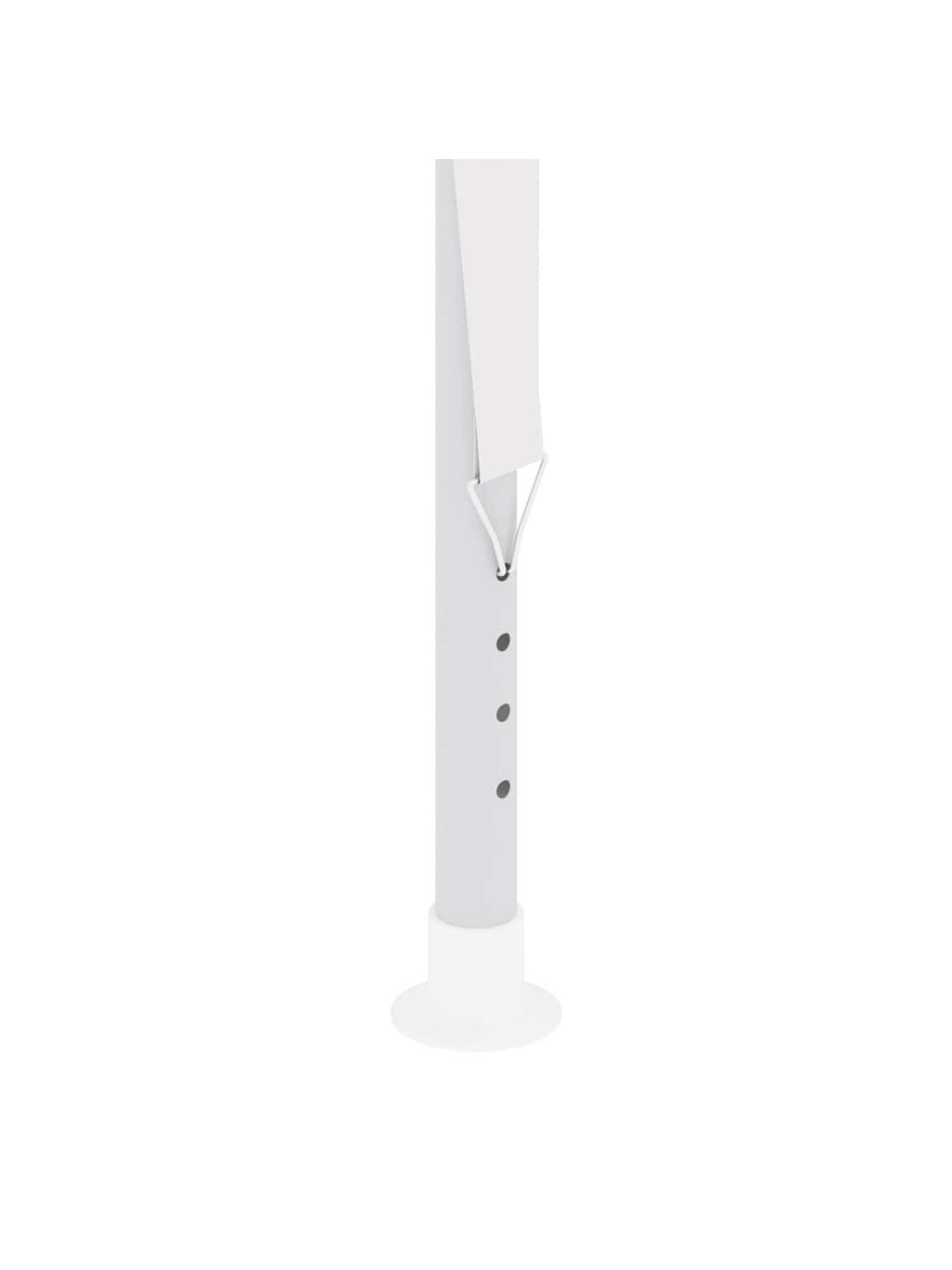 Peotelk külgseintega, valge, 4 × 9 m, 90 g/m² 8