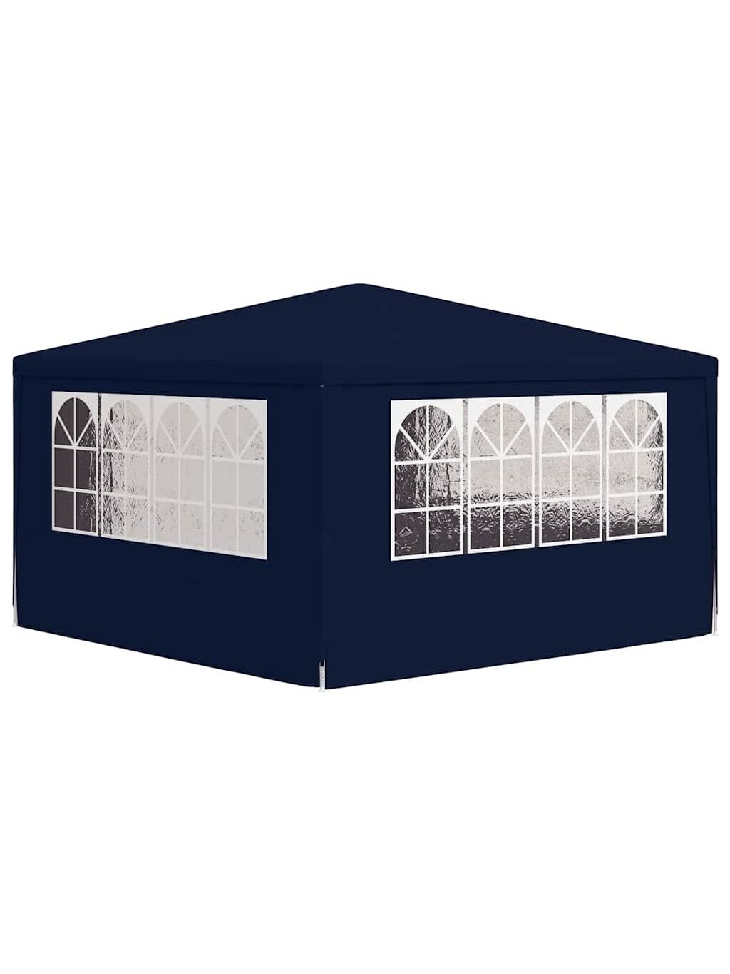 Proginė palapinė su šoninėmis sienomis, mėlyna, 4x4m, 90g/m² 5