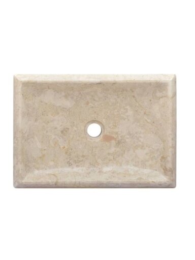 Praustuvas Kreminis 50x35x10cm Marmuras