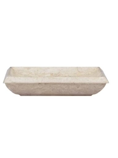 Praustuvas Kreminis 50x35x10cm Marmuras