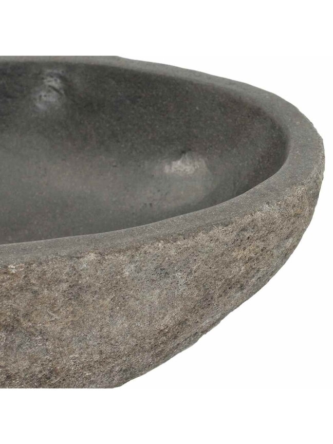 Praustuvas, (29-38)x(24-31)cm, upės akmuo, ovalo formos. 4