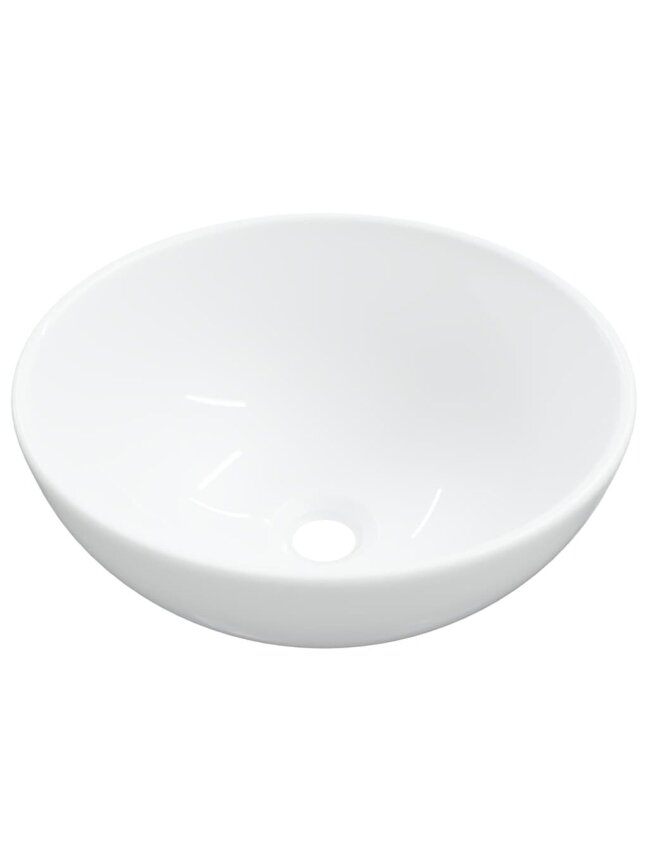 Washbasin, White, 28 × 28 × 10 cm, Ceramic 2 Washbasin, White, 28 × 28 × 10 cm, Ceramic 2