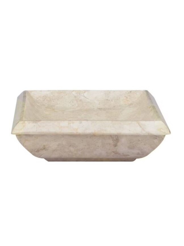 Kreemjas valamu, 50 × 35 × 10 cm, marmor 3