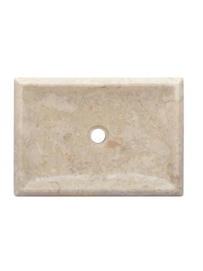 Kreemjas valamu, 50 × 35 × 10 cm, marmor
