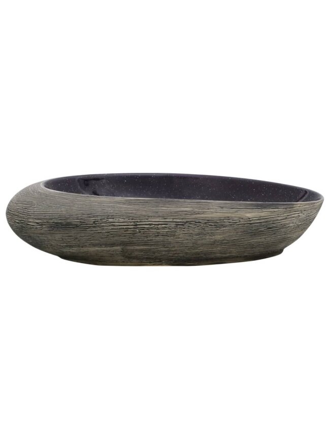 Washbasin, violet/gray, 59 x 40 x 14 cm, ceramic 2