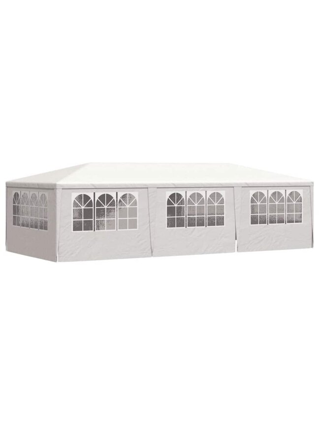 Peotelk külgseintega, valge, 4 × 9 m, 90 g/m² 5