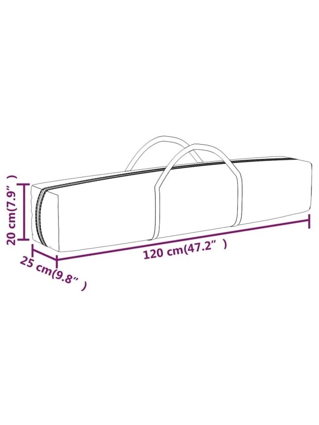 Party tent with sidewalls, black, 3 × 3 m 9 Party tent with sidewalls, black, 3 × 3 m 9