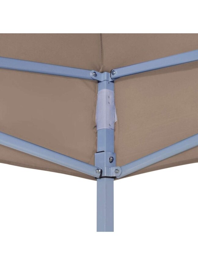 Proginės palapinės stogas, taupe spalvos, 3x3m, 270 g/m² 3