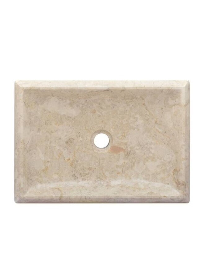 Kreemjas valamu, 50 × 35 × 10 cm, marmor