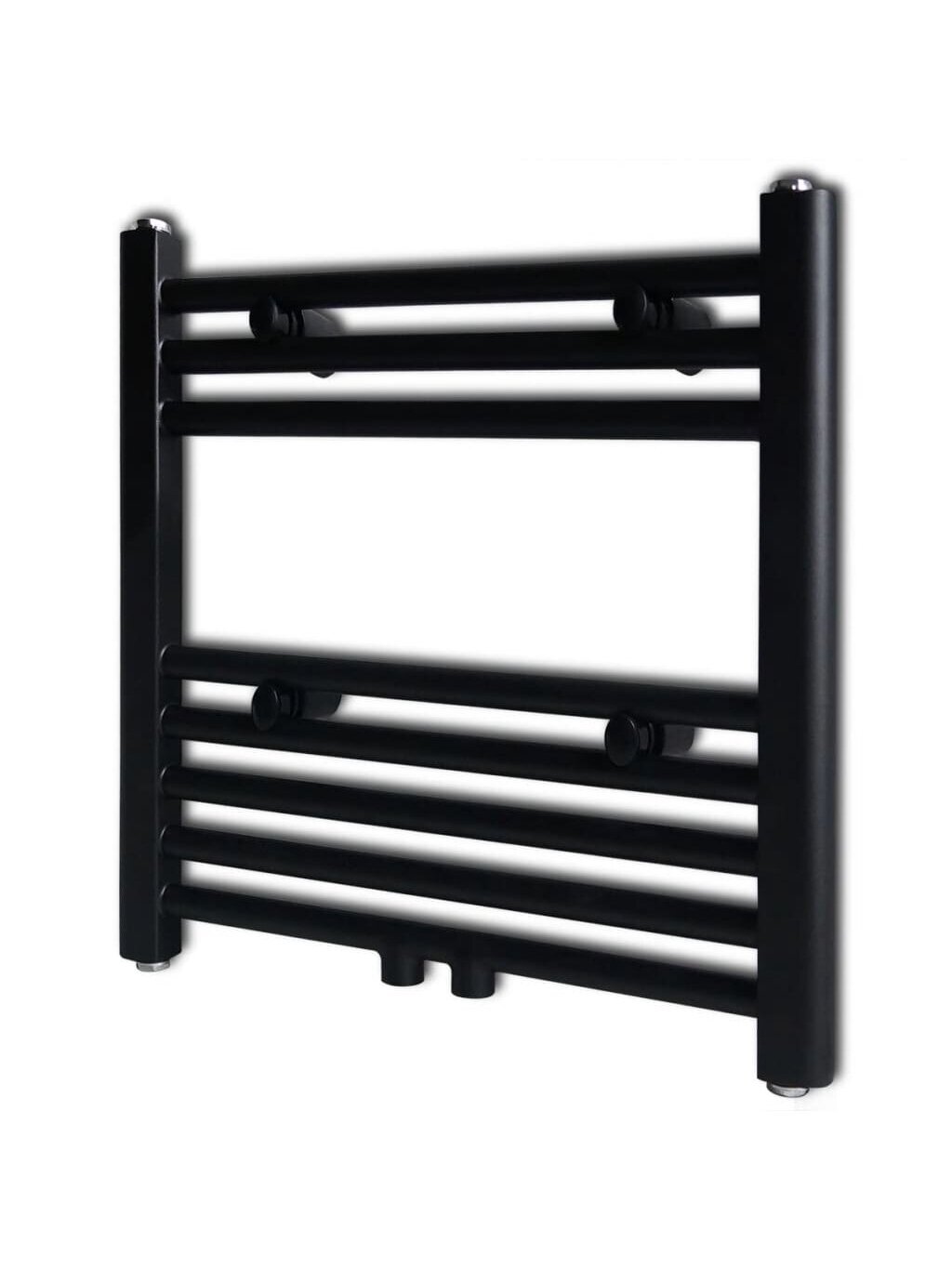 Vannitoa radiaator/rätiku kuivati, must, 480 x 480 mm