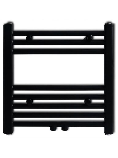 Vannitoa radiaator/rätiku kuivati, must, 480 x 480 mm