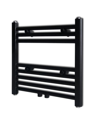 Vannitoa radiaator/rätiku kuivati, must, 480 x 480 mm