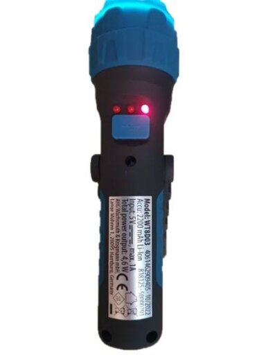 Handheld LED Flashlight USB LED Lamp with Magnet and Rechargeable Battery