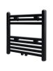 Vannitoa radiaator/rätiku kuivati, must, 480 x 480 mm