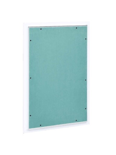 Revizinis liukas su aliuminio rėmu ir gipso kartono plokšte, 300x600 mm