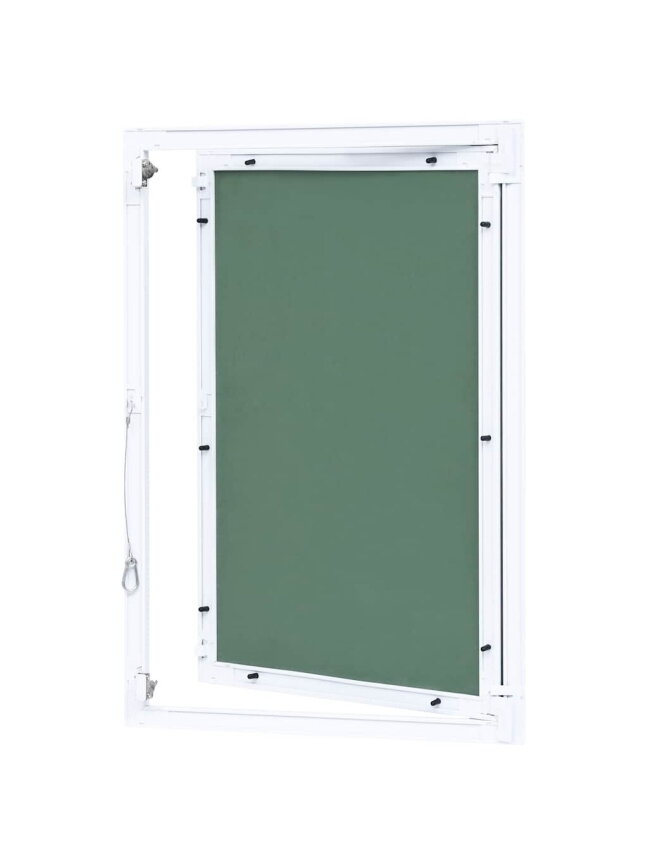 Revizinis liukas su aliuminio rėmu ir gipso kartono plokšte, 300x600 mm 6