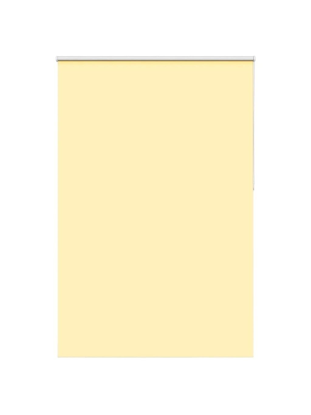 Rullo žalūzija, dzeltena, 100×230 cm, auduma platums 151,6 cm, poliesters 1
