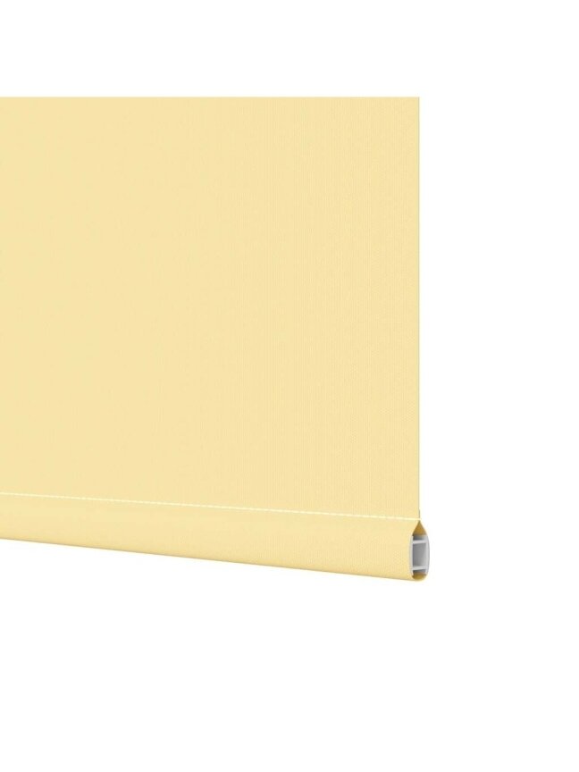 Rullo žalūzija, dzeltena, 100×230 cm, auduma platums 151,6 cm, poliesters 12