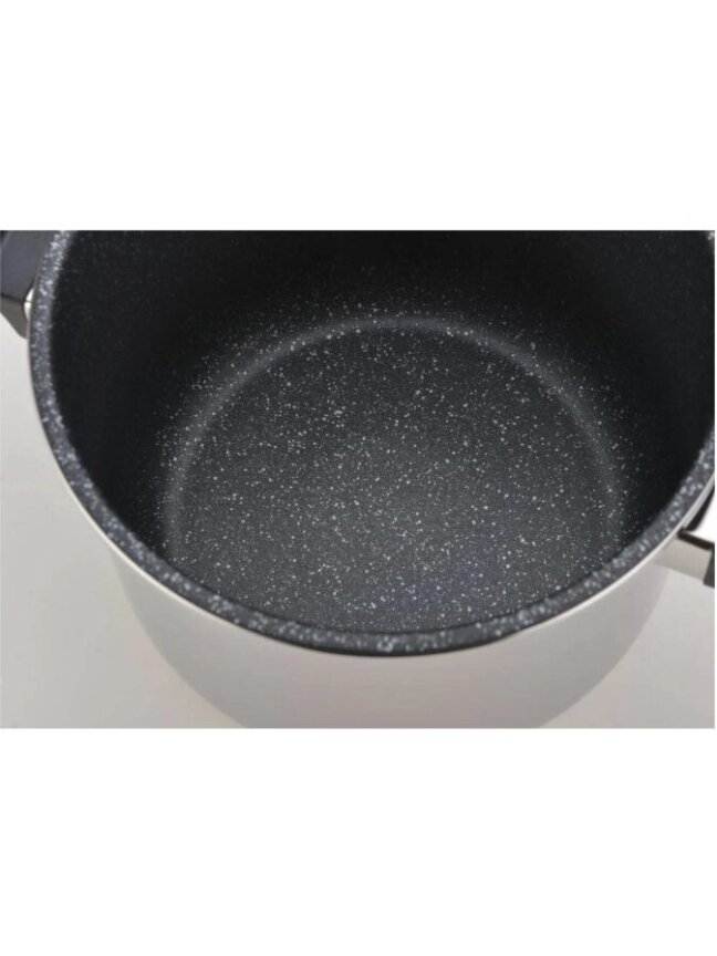 Royalty Line RL-24PS4LM: Szybkowar ze stali nierdzewnej z powłoką marmurową 24 cm, 4 l 5