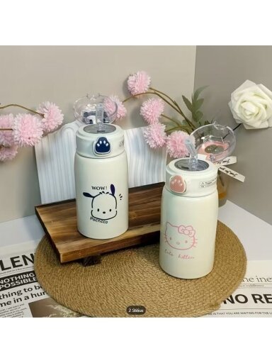 Изолированная бутылка для воды Sanrio & Pochacco из нержавеющей стали 17 oz (500 мл)