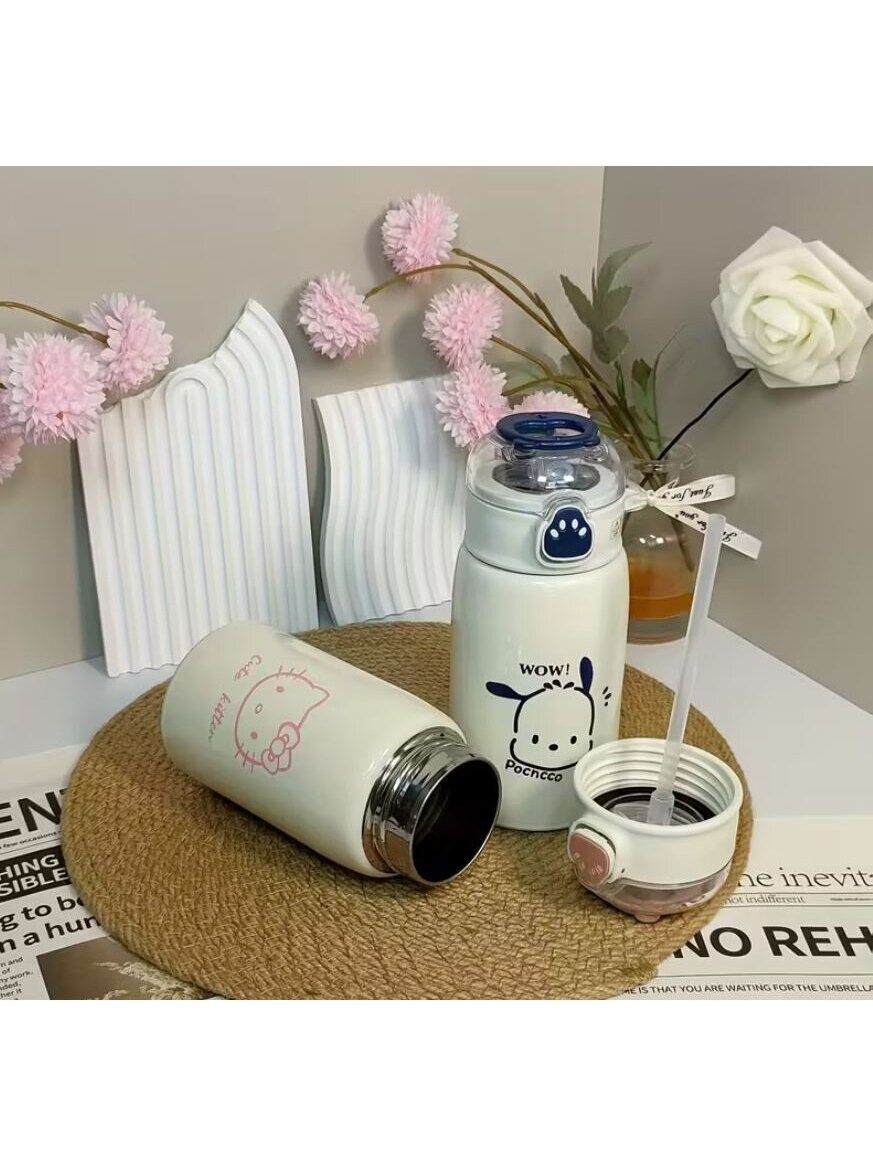 Sanrio & Pochacco Stainless Steel Insulated Water Bottle 17 oz (500 ml) 4