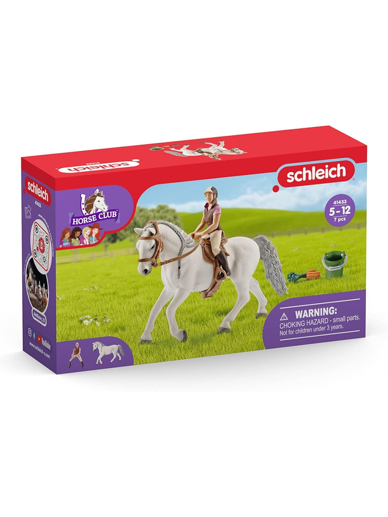 "Schleich" Жеребёнок Липициан и всадник с аксессуарами 1