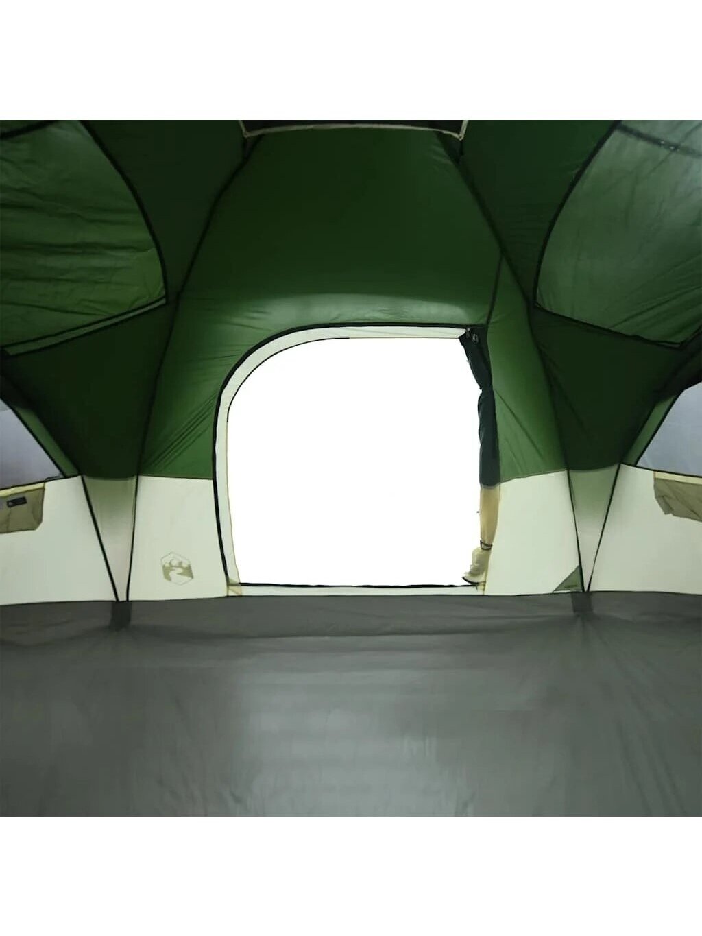 Family tent, green, 11-person, dome-shaped 7