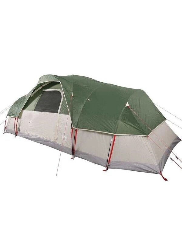 Family tent, green, 11-person, dome-shaped 2