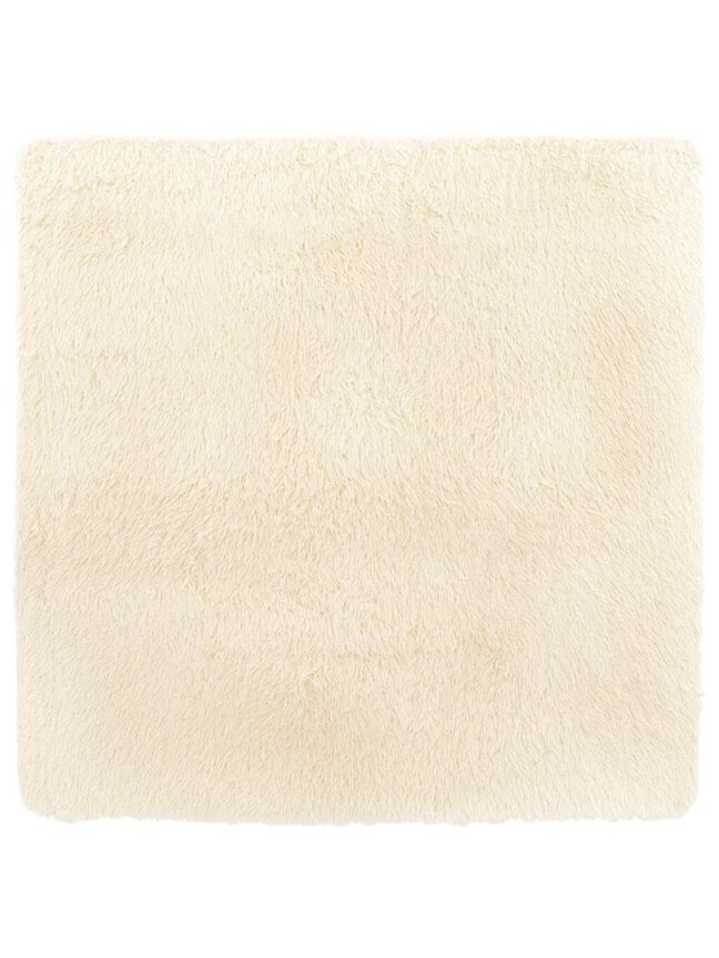 Shaggy Rug, NAVARRA, 240 × 240 cm, Cream, Polyester 1