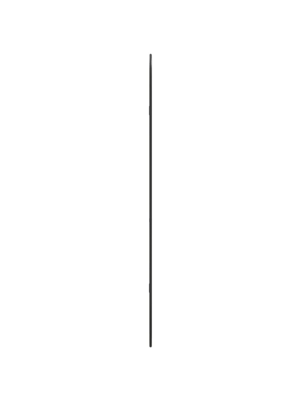 Lustro ścienne, w kolorze czarnym, 100×45 cm, owalny kształt 2