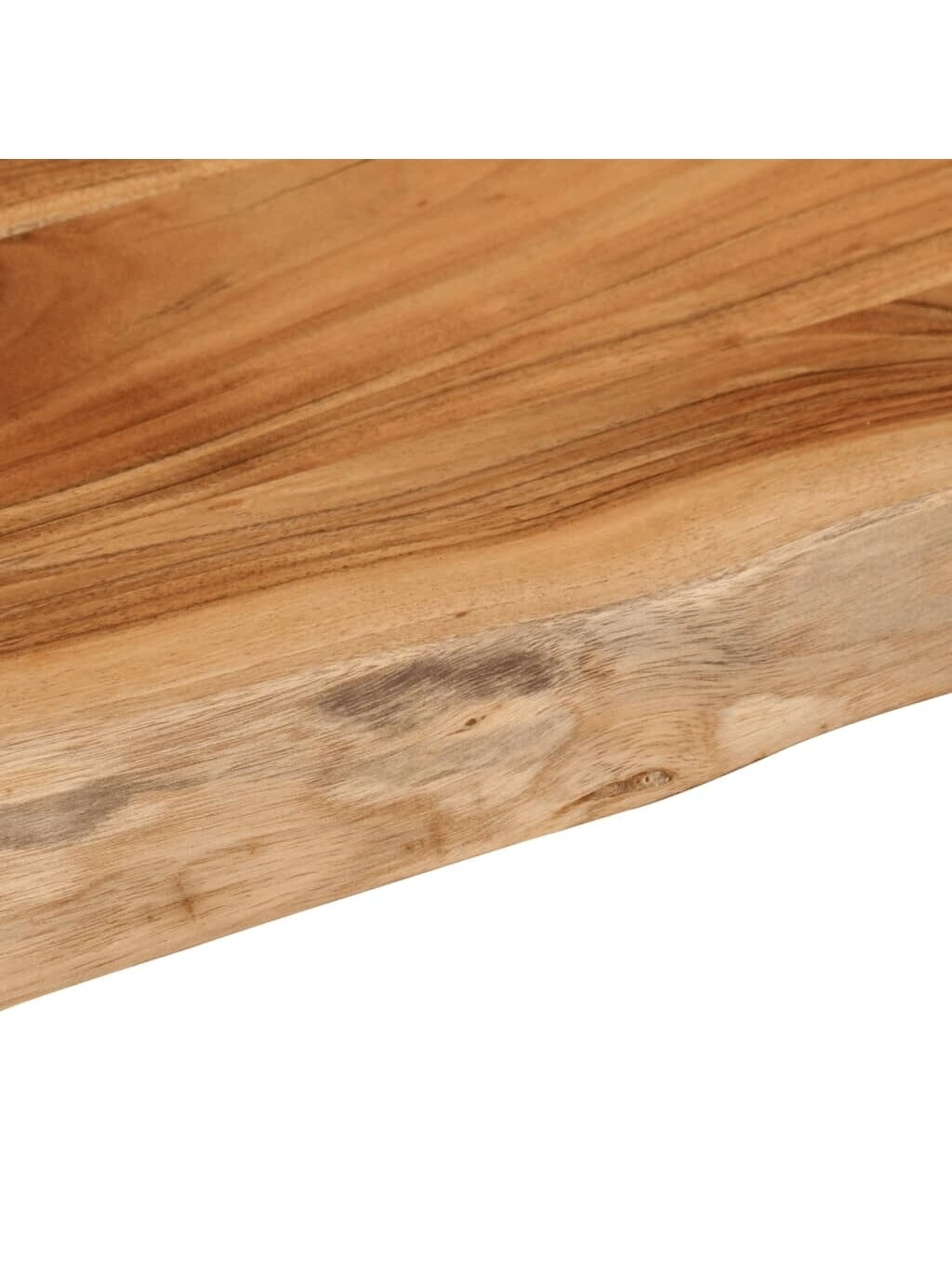 Wall shelf, 40 × 30 × 2.5 cm, acacia solid wood, with live edge 5