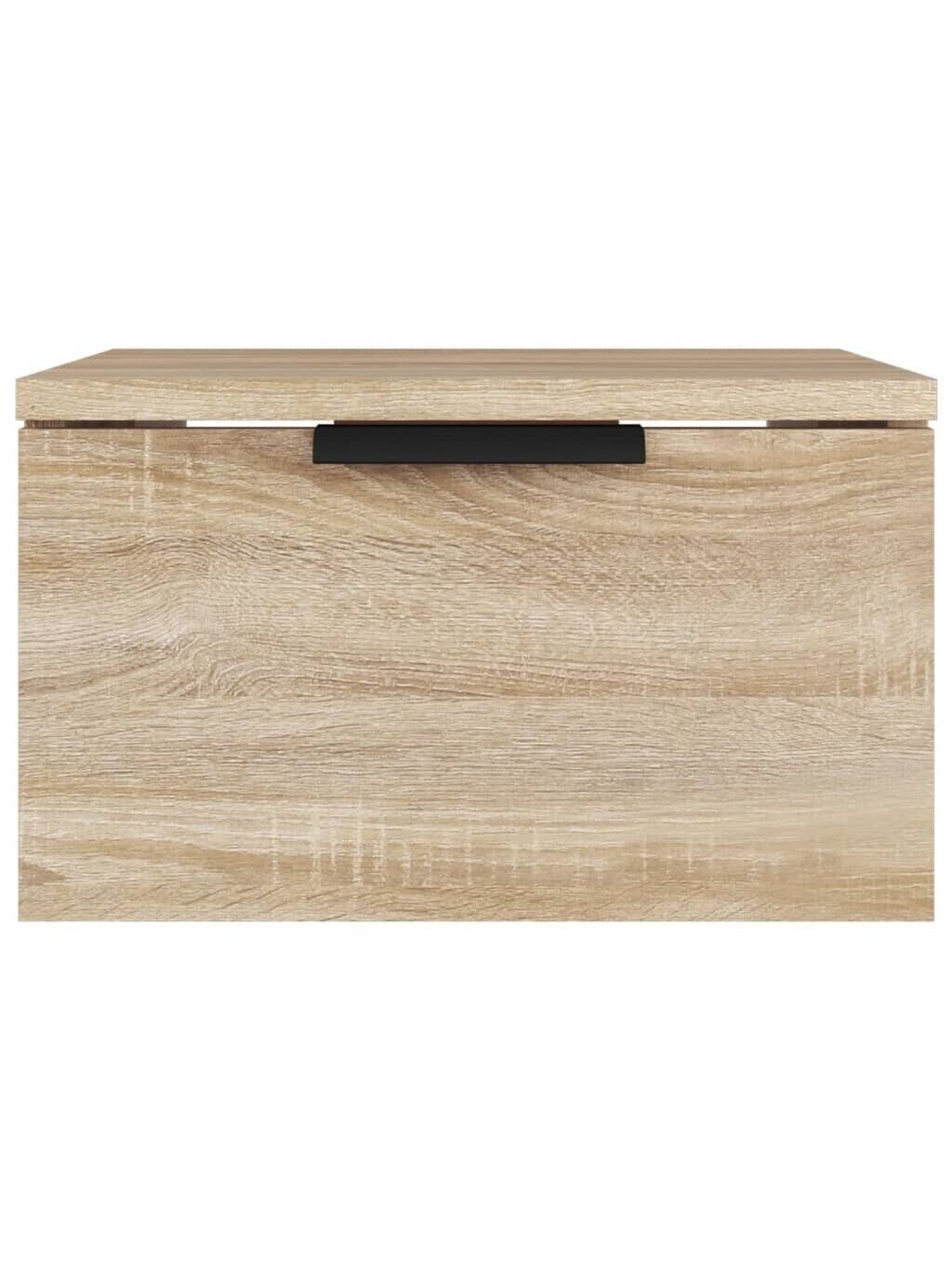 Wall-mounted bedside cabinets, 2 pcs, oak, 34x30x20 cm 2 Wall-mounted bedside cabinets, 2 pcs, oak, 34x30x20 cm 2