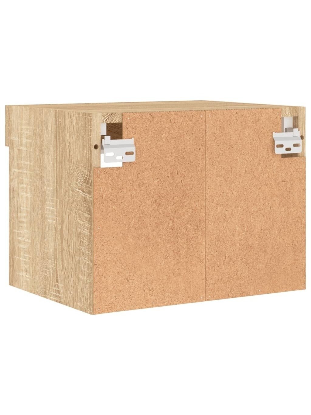 Wall-Mounted Nightstands with LED Lights, 2 pcs, Oak 10 Wall-Mounted Nightstands with LED Lights, 2 pcs, Oak 10