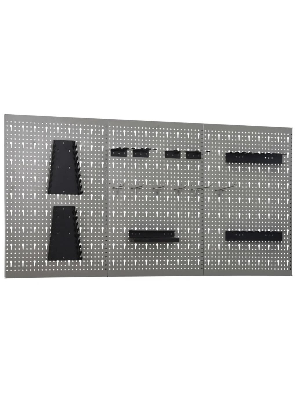 Seinaplaadid konksudega, 3 tk, 40 × 58 cm, teras