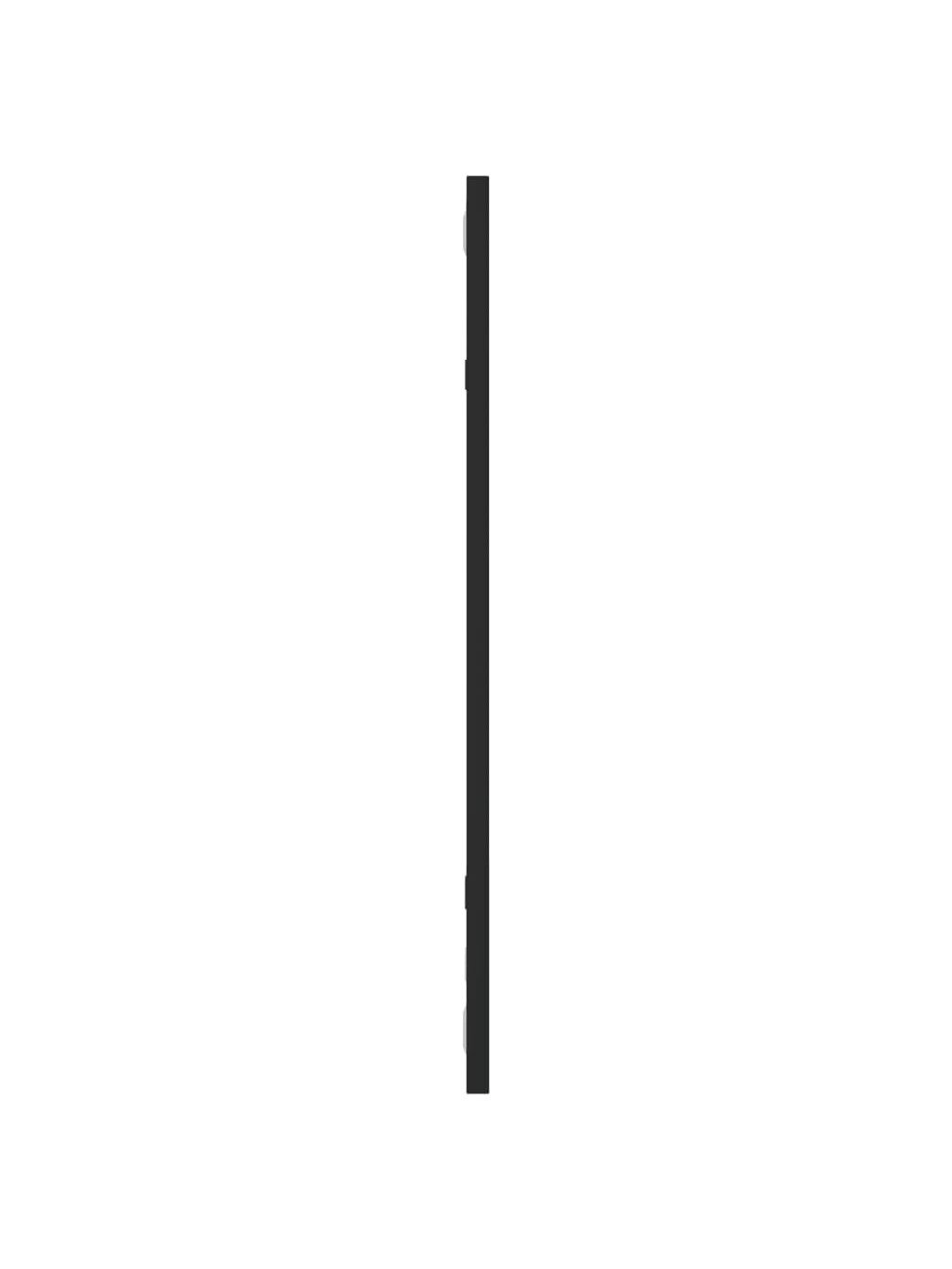 Wall mirror, black, 30x60 cm, iron, rectangular 3