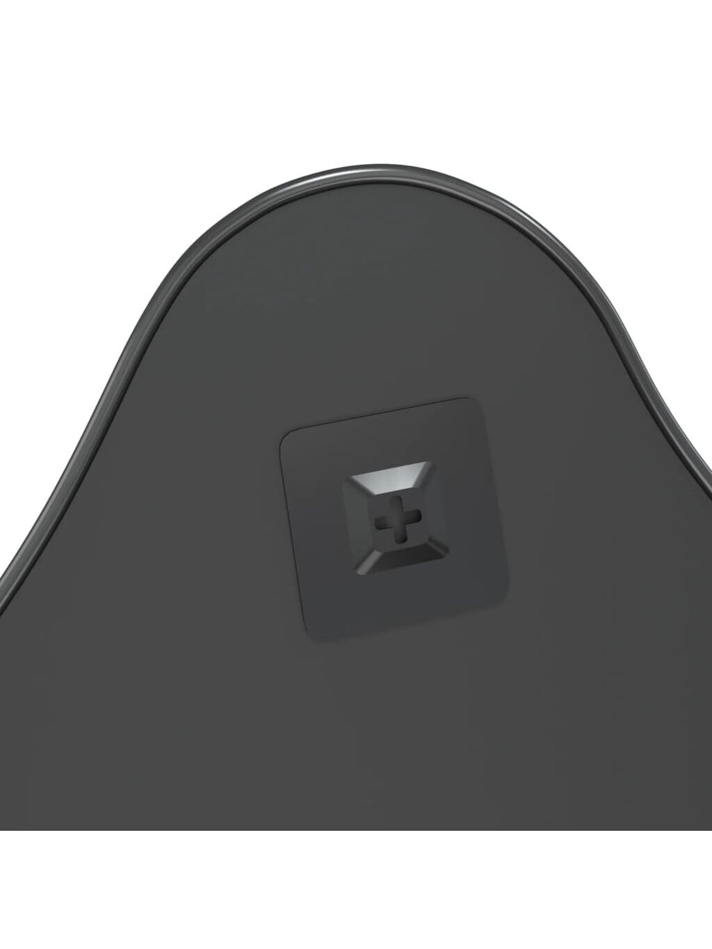 Wall mirror, black, 50x40 cm 4