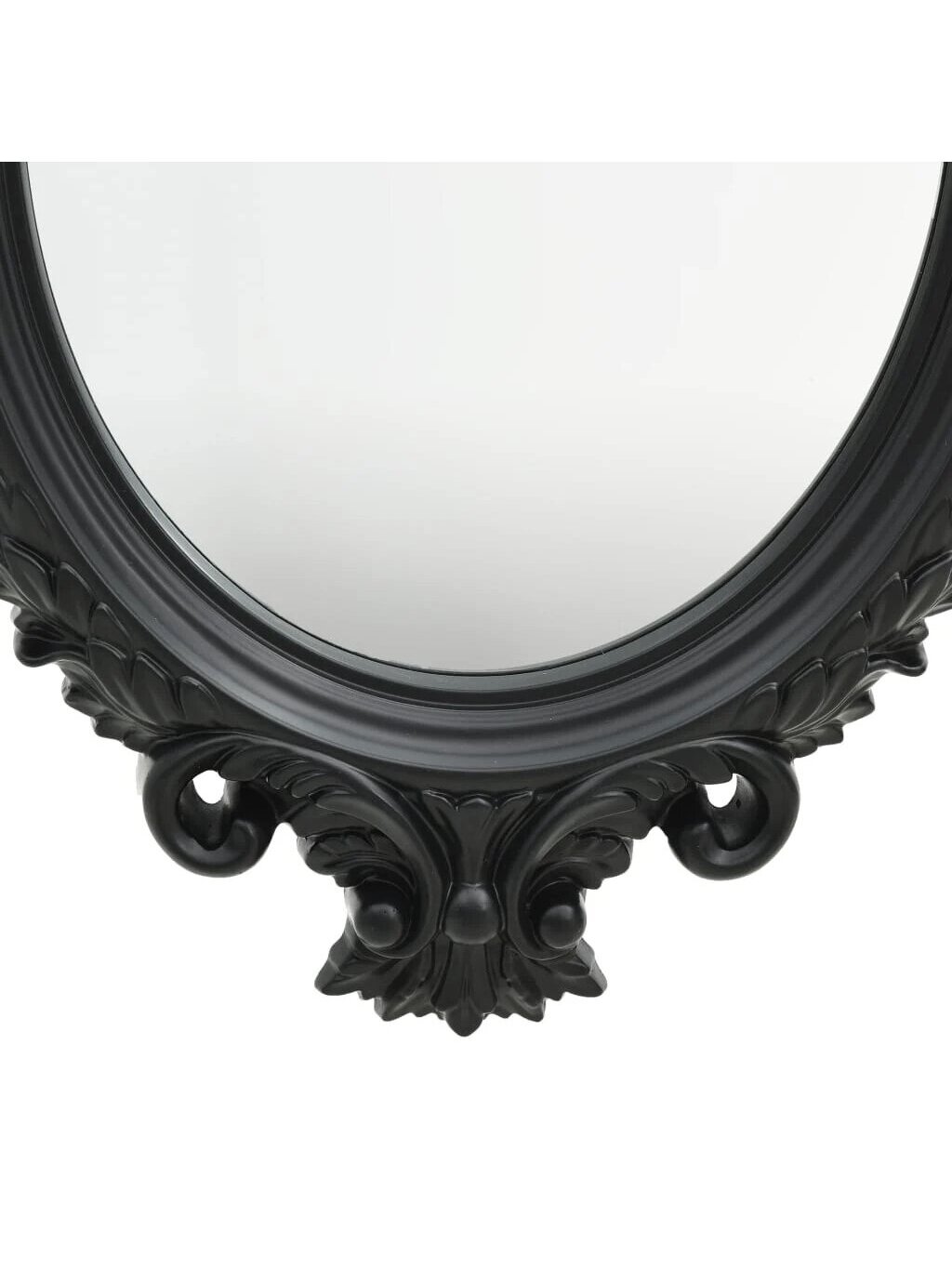 Lustro ścienne, czarne, 56 × 76 cm, w stylu pałacowym 2