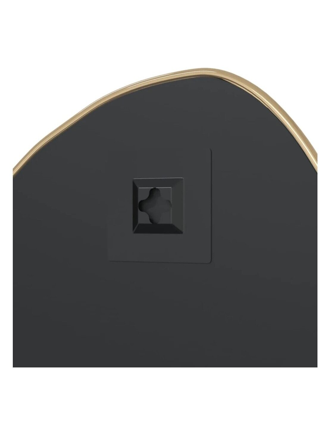 Wall mirror, gold, 50x40 cm 3