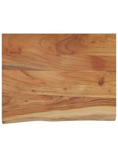 Wall shelf, 40 × 30 × 2.5 cm, acacia solid wood, with live edge