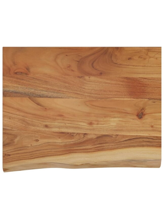 Wall shelf, 40 × 30 × 2.5 cm, acacia solid wood, with live edge 1