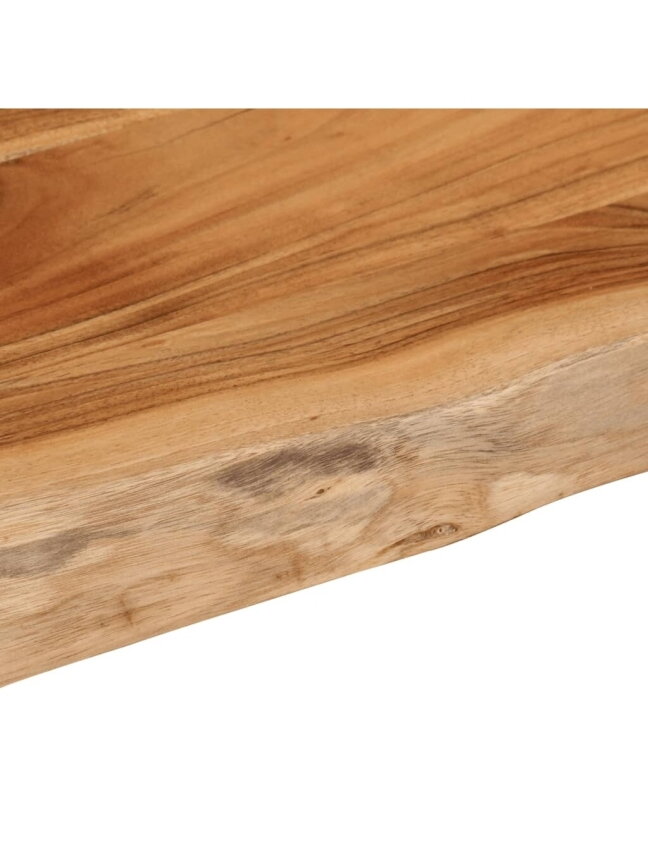 Wall shelf, 40 × 30 × 2.5 cm, acacia solid wood, with live edge 5